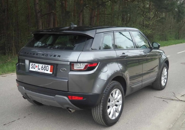 Land Rover Range Rover Evoque cena 73900 przebieg: 150410, rok produkcji 2016 z Strzelno małe 781